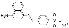 4-[(4-氨基-1-萘基)偶氮]苯磺酸钠 结构式