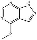 4-甲氧基-1H-吡唑并[3,4-D]嘧啶 结构式