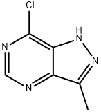 7-氯-3-甲基吡唑[4,3-D]并嘧啶 结构式