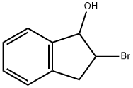2-溴-1-茚醇 结构式