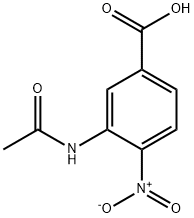 4-NITRO-3-ACETYLAMINOBENZOIC ACID 结构式