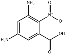 2-NITRO-3,5-DIAMINO-BENZOIC ACID 结构式