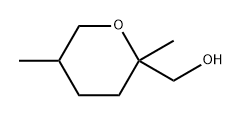 (2,5-二甲基四氢-2H-吡喃-2-基)甲醇 结构式