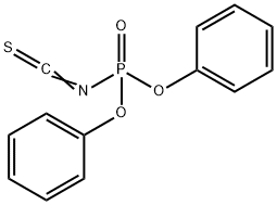 二苯基(异硫氰酸基)磷酸酯 结构式