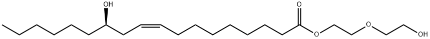 PEG-2 蓖麻醇酸酯 结构式