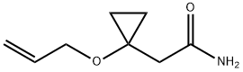 Cyclopropaneacetamide, 1-(2-propenyloxy)- (9CI) 结构式