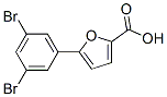 5-(3,5-Dibromophenyl)-furan-2-carboxylic acid 结构式