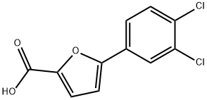 5-(3,4-二氯苯基)-2-糠酸 结构式