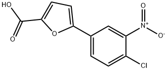 5-(4-CHLORO-3-NITRO)-FURAN-2-CARBOXYLIC ACID 结构式