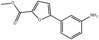 5-(3-氨苯基)呋喃-2-甲酸甲酯 结构式