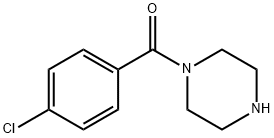 1-(4-氯苯甲酰基) 哌嗪 结构式