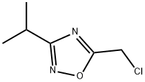 5-氯甲基-3-异丙基-1,2,4-恶二唑 结构式