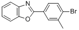 2-(4-BROMO-3-METHYL-PHENYL)-BENZOOXAZOLE 结构式