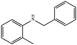 N-苄基-2-甲基苯胺 结构式