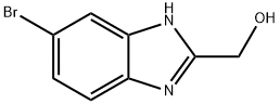 2-羟甲基-5-溴苯并咪唑 结构式