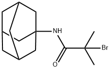 N1-(1-ADAMANTYL)-2-BROMO-2-METHYLPROPANAMIDE 结构式