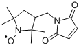 3-(马来酰亚胺基甲基)-2,2,5,5-四甲基吡咯烷-1-氧自由基 结构式