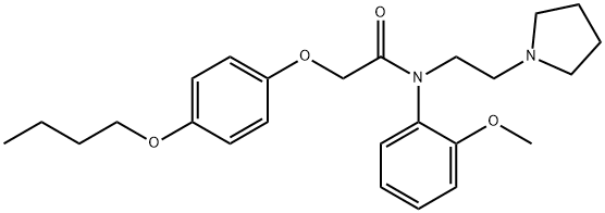 Fexicaine 结构式