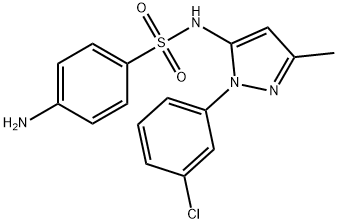 磺胺氯唑 结构式