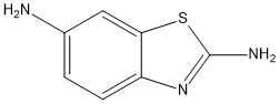 2,6-苯并噻唑二胺 结构式