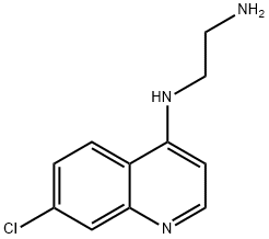 N1-(7-氯喹啉-4-基)乙烷-1,2-二胺 结构式