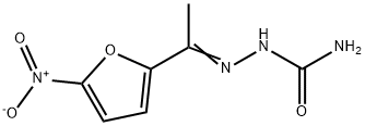 1-(5-Nitro-2-furyl)ethanone semicarbazone 结构式