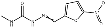 5-Nitro-2-furaldehyde 4-methyl semicarbazone 结构式
