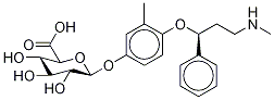 4’-羟基阿托西汀-D-葡萄糖醛酸 结构式