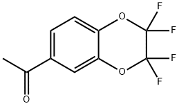 1-(2,2,3,3-四氟-2,3-二氢苯并[B][1,4]二噁英-6-基)乙烷-1-酮 结构式