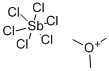 三甲基氧鎓六氯锑酸盐 结构式