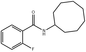 Benzamide, N-cyclooctyl-2-fluoro- (9CI) 结构式