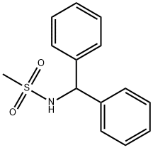 N-benzhydrylmethanesulfonamide 结构式