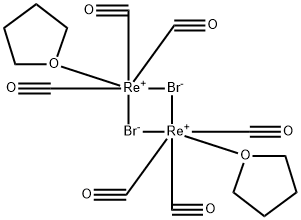 三羰基(四氢呋喃)溴化铼(I)二聚体 结构式