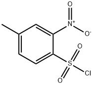 4-甲基-2-硝基苯-1-磺酰氯 结构式