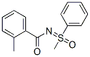 S-Methyl-N-(2-methylbenzoyl)-S-phenylsulfoximide 结构式