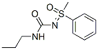 S-Methyl-S-phenyl-N-[(propylamino)carbonyl]sulfoximide 结构式