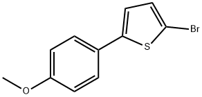 2-溴-5-(4-甲氧基苯基)噻吩 结构式