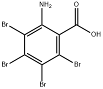 2-Amino-3,4,5,6-tetrabromobenzoic acid 结构式