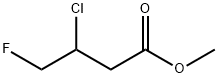 3-Chloro-4-fluorobutanoic acid methyl ester 结构式