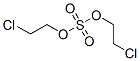 二(2-氯乙基)硫酸酯 结构式