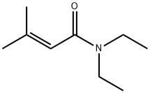 N,N-二乙基-3-甲基丁-2-烯酰胺 结构式
