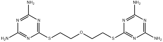 6,6'-[Oxybis(ethylenethio)]bis(1,3,5-triazine-2,4-diamine) 结构式
