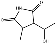 2,5-Pyrrolidinedione, 3-(1-hydroxyethyl)-4-methyl- (9CI) 结构式