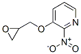 Pyridine, 2-nitro-3-(oxiranylmethoxy)- (9CI) 结构式