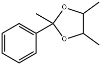 2,4,5-Trimethyl-2-phenyl-1,3-dioxolane 结构式