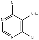 4,6-二氯-5-氨基嘧啶 结构式