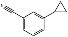 3-环丙基苯腈 结构式