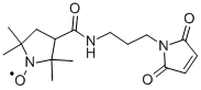 3-(3-MALEIMIDOPROPYLCARBAMOYL)-PROXYL 结构式