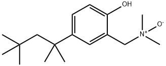 [2-hydroxy-5-(2,4,4-trimethylpentan-2-yl)phenyl]methyl-dimethyl-oxido- azanium 结构式