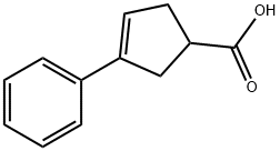 3-Cyclopentene-1-carboxylic acid, 3-phenyl- (9CI) 结构式